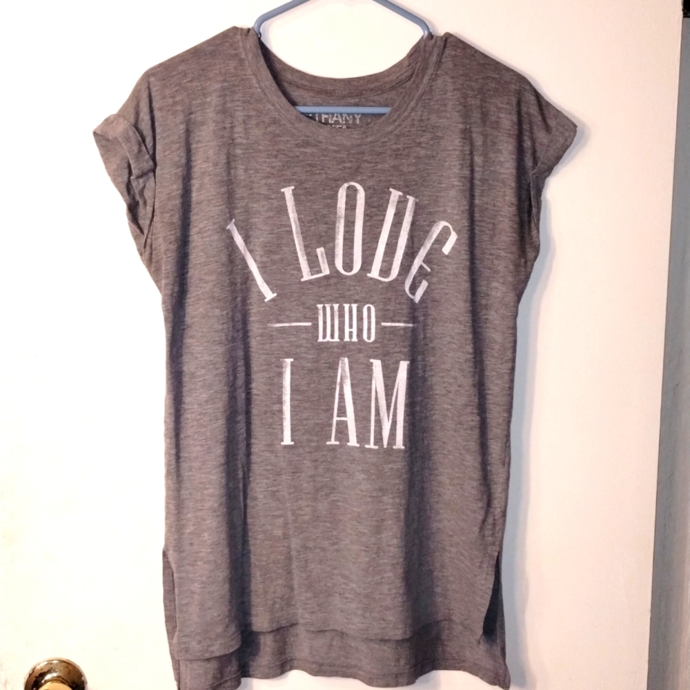 ⭐ Bethany Grey Short Sleeve Fitted Tee TShirt